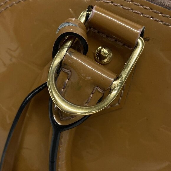 LOUIS VUITTON Alma BB Rose Velours Monogram Vernis Handbag 788-080825 - Picture 9 of 14